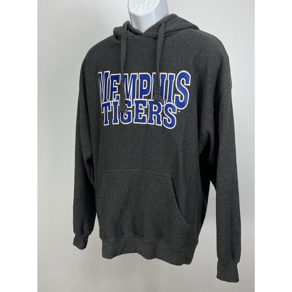 College House University Of Memphis Tigers Grey Hoodie Size XL - Picture 1 of 6